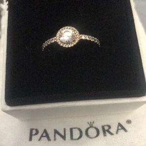 Pandora classic elegance ring rose gold